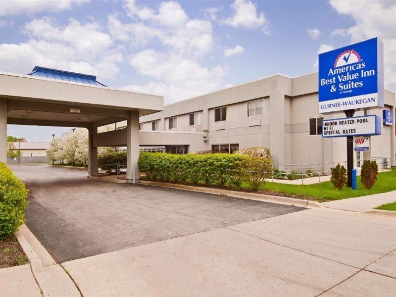 Americas Best Value Inn Waukegan Exterior foto