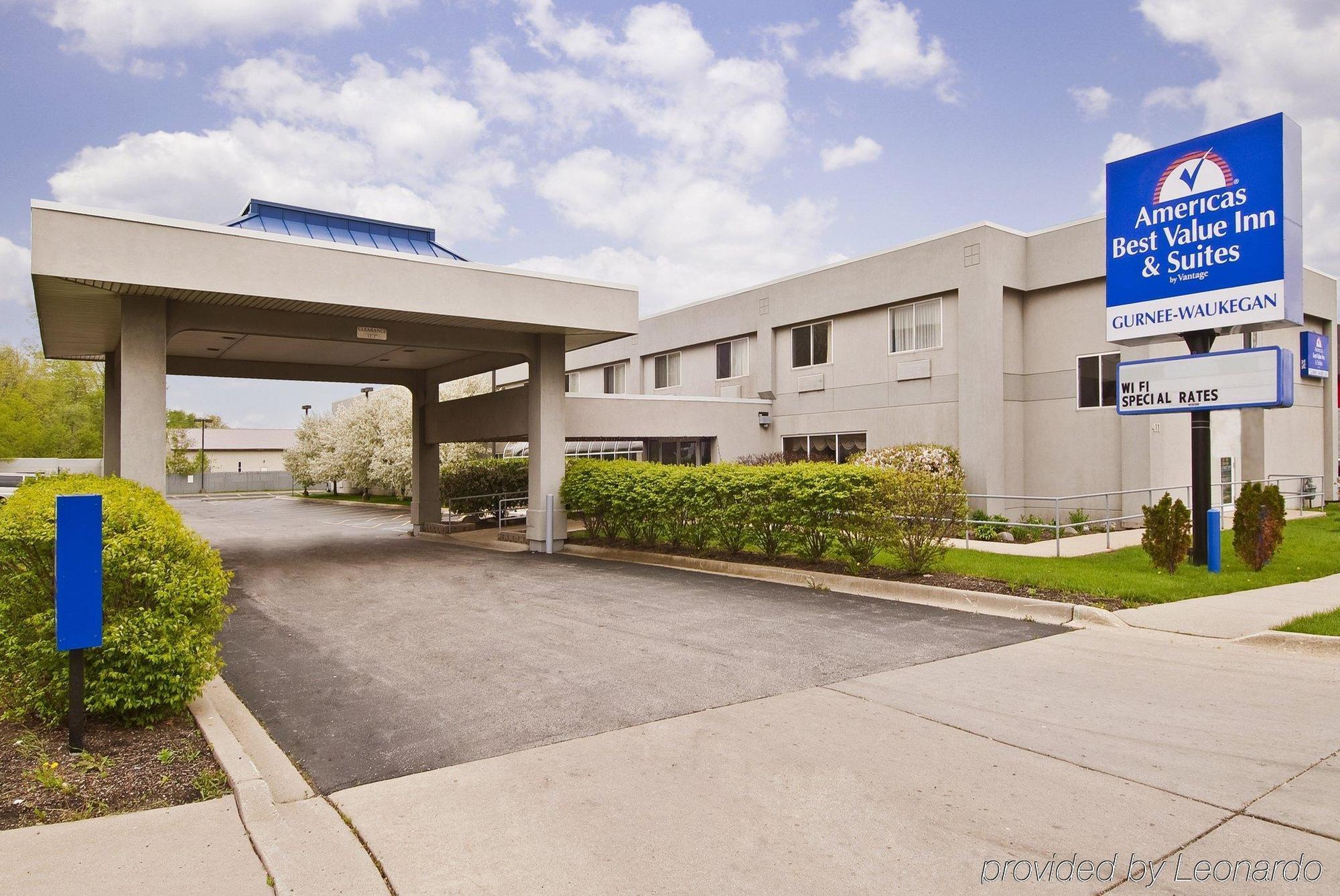 Americas Best Value Inn Waukegan Exterior foto