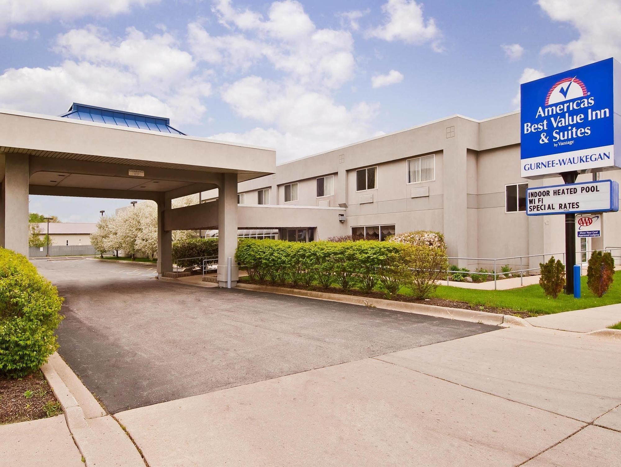 Americas Best Value Inn Waukegan Exterior foto